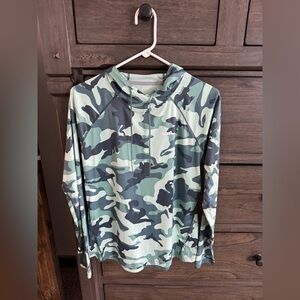 Simms Green and Gray Hoodie